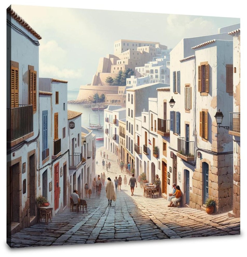 Dalt Vila Ibiza Canvas