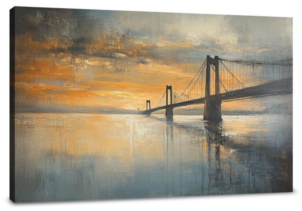Humber Bridge Dawn Canvas