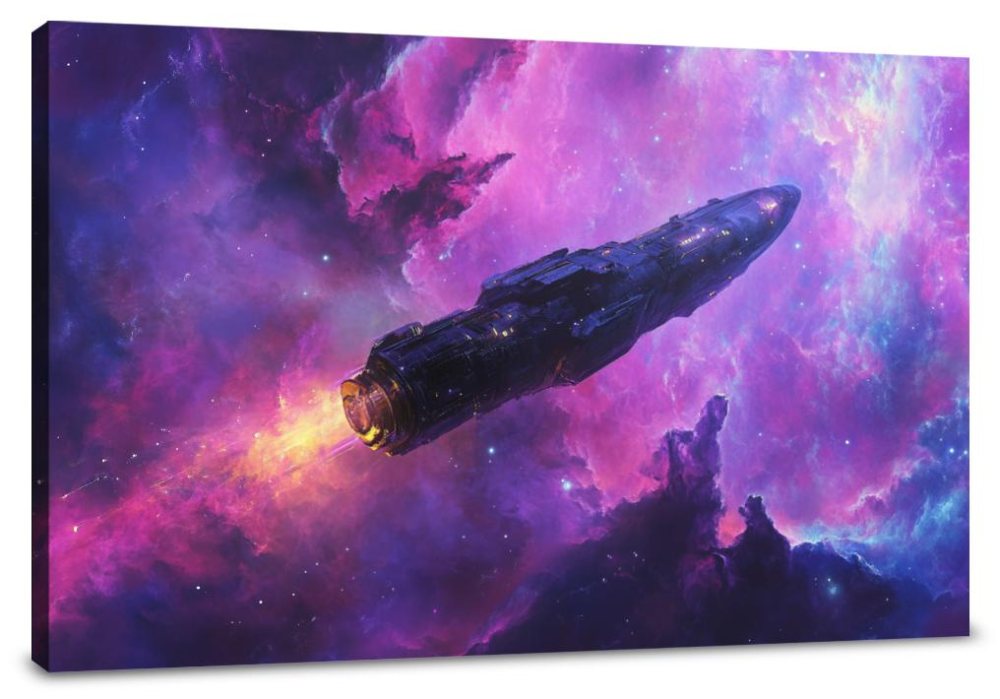 Escape Capsule Nebula Canvas