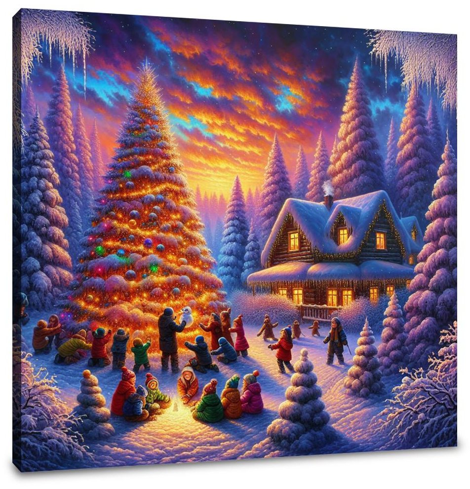 Winter Wonderland Whimsy Canvas