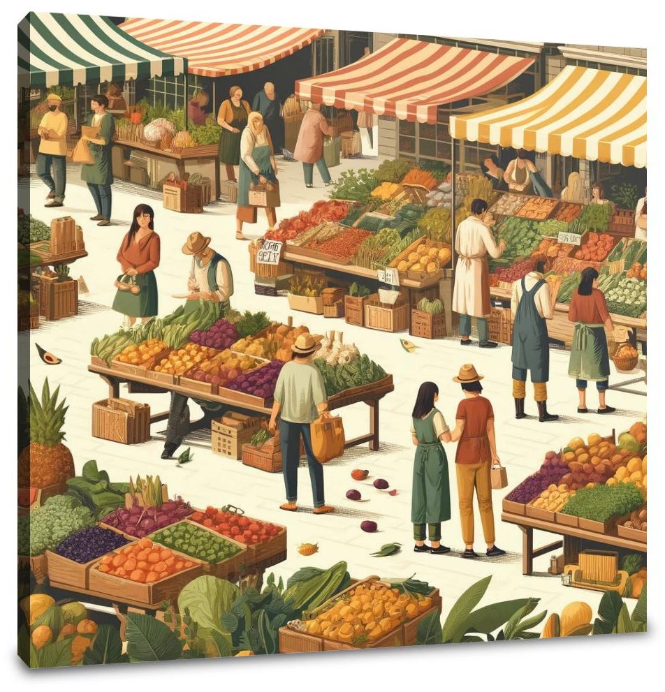 Market Fresh Canvas