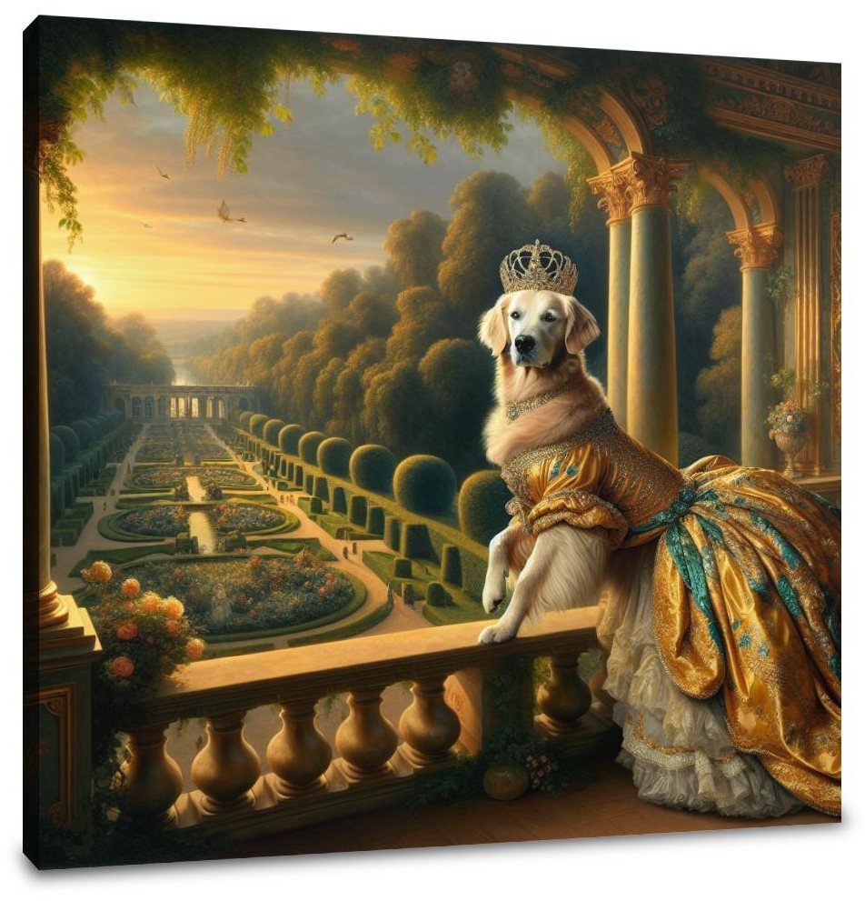 Noble Retriever Dreamscape Canvas