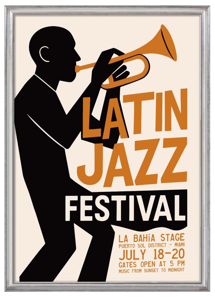 Latin Jazz Festival Poster