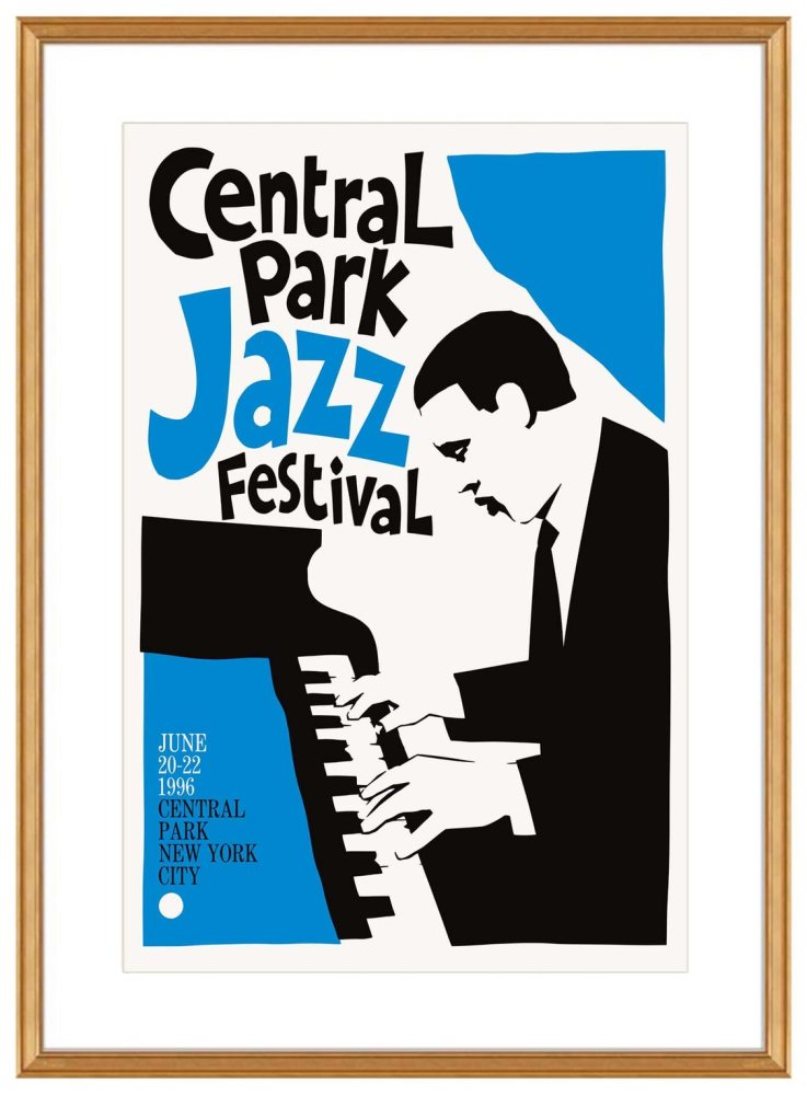 Central Park Jazz Festival Print