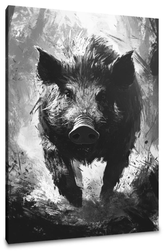 Untamed Boar Canvas