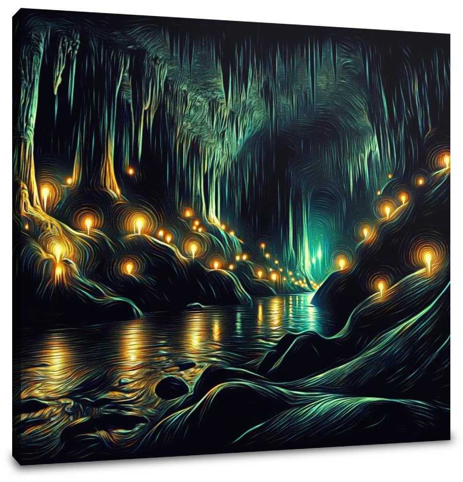 Luminous Cavern Canvas