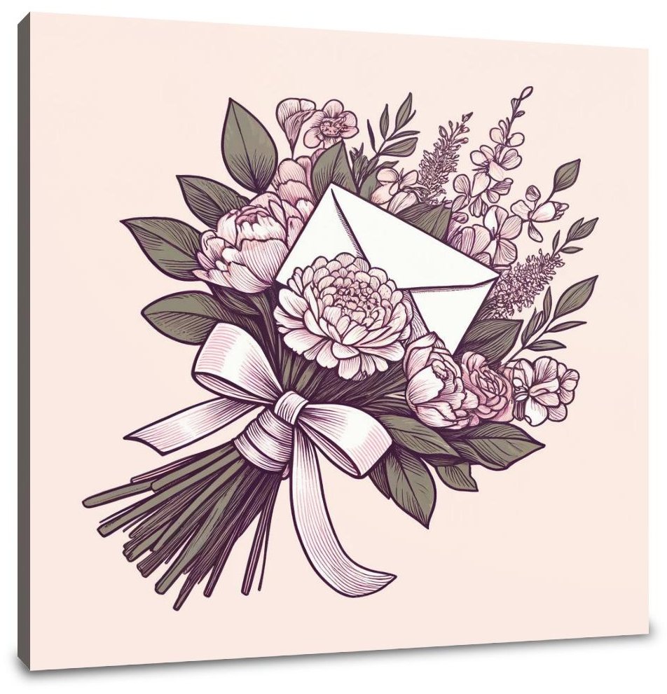 Romantic Bouquet Canvas