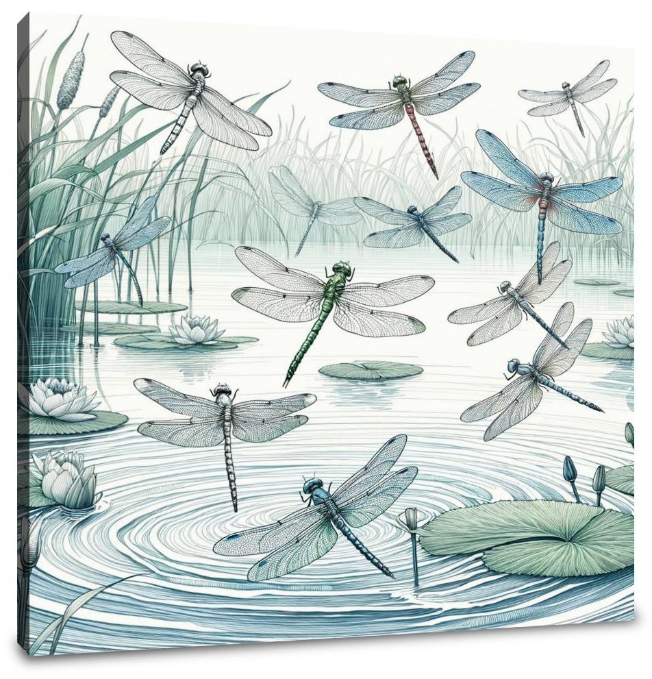 Dragonfly Waltz Canvas