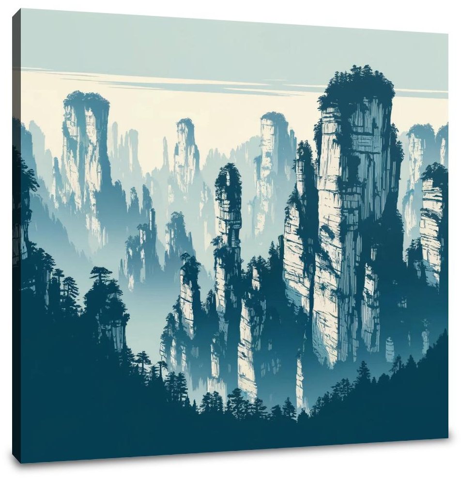 Zhangjiajie Peaks Canvas