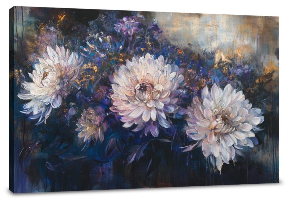 Chrysanthemum Reflection Canvas