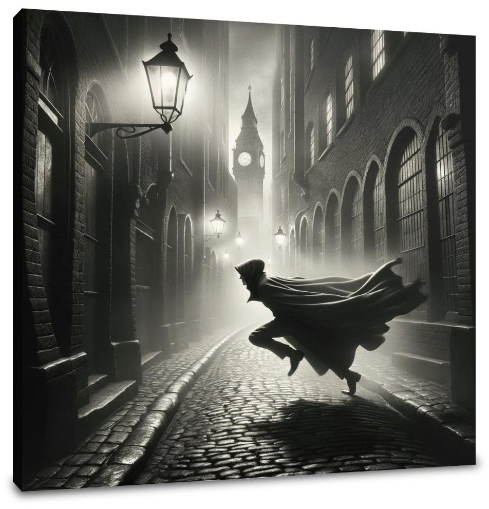 Chase Through the Shadows Canvas