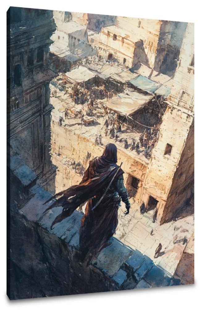 Cloaked Guardian Canvas