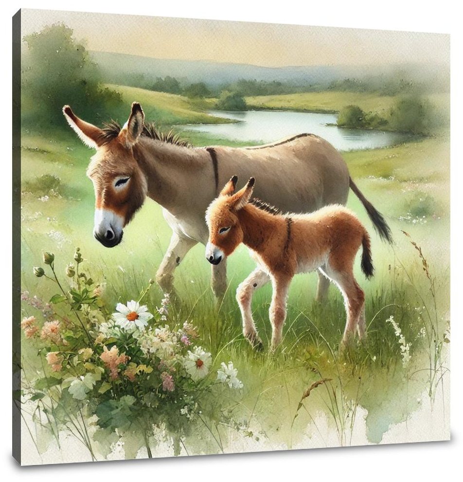 Gentle Meadow Companions Canvas