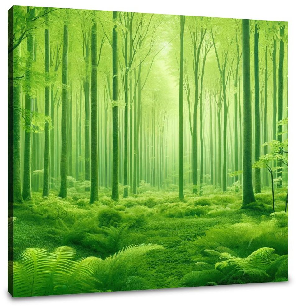 Lime Green Canopy Canvas