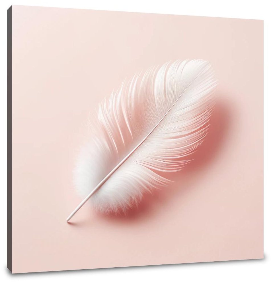 Serene Feather Canvas