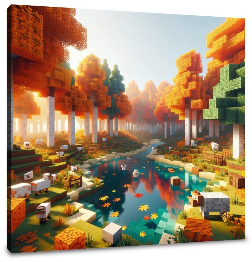 Autumn Reflections Canvas
