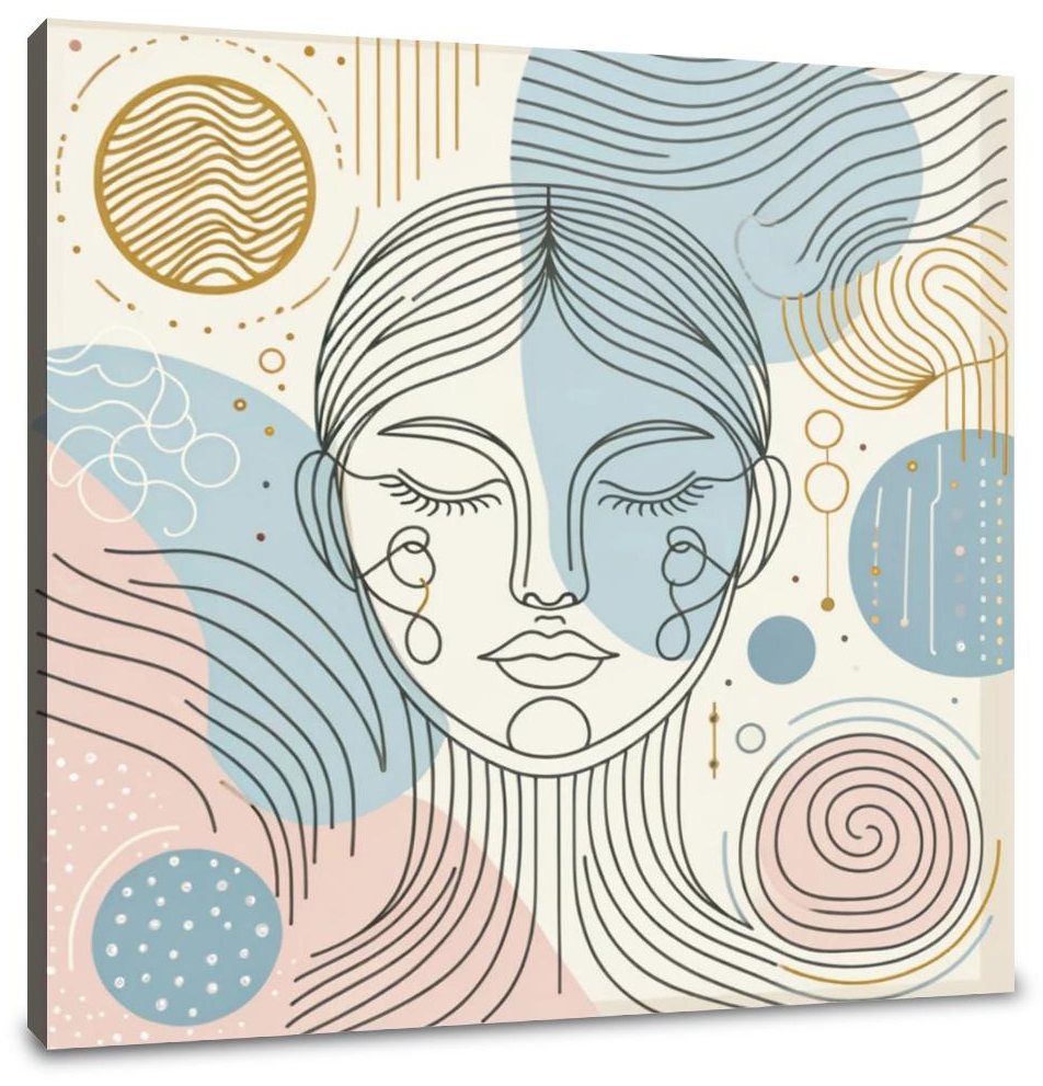 Introspective Harmony Canvas