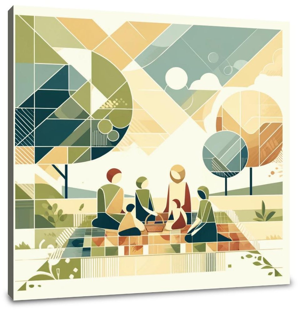 Picnic Harmony Canvas