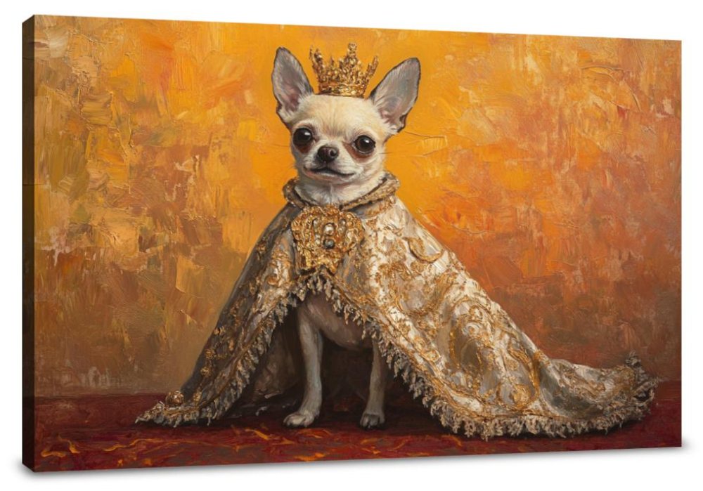 Chihuahua Royalty Canvas