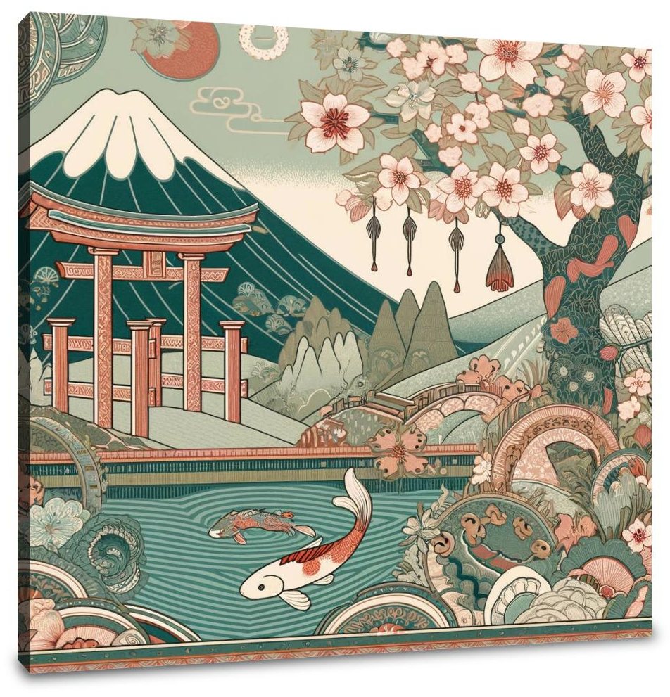 Japanese Serenity Canvas
