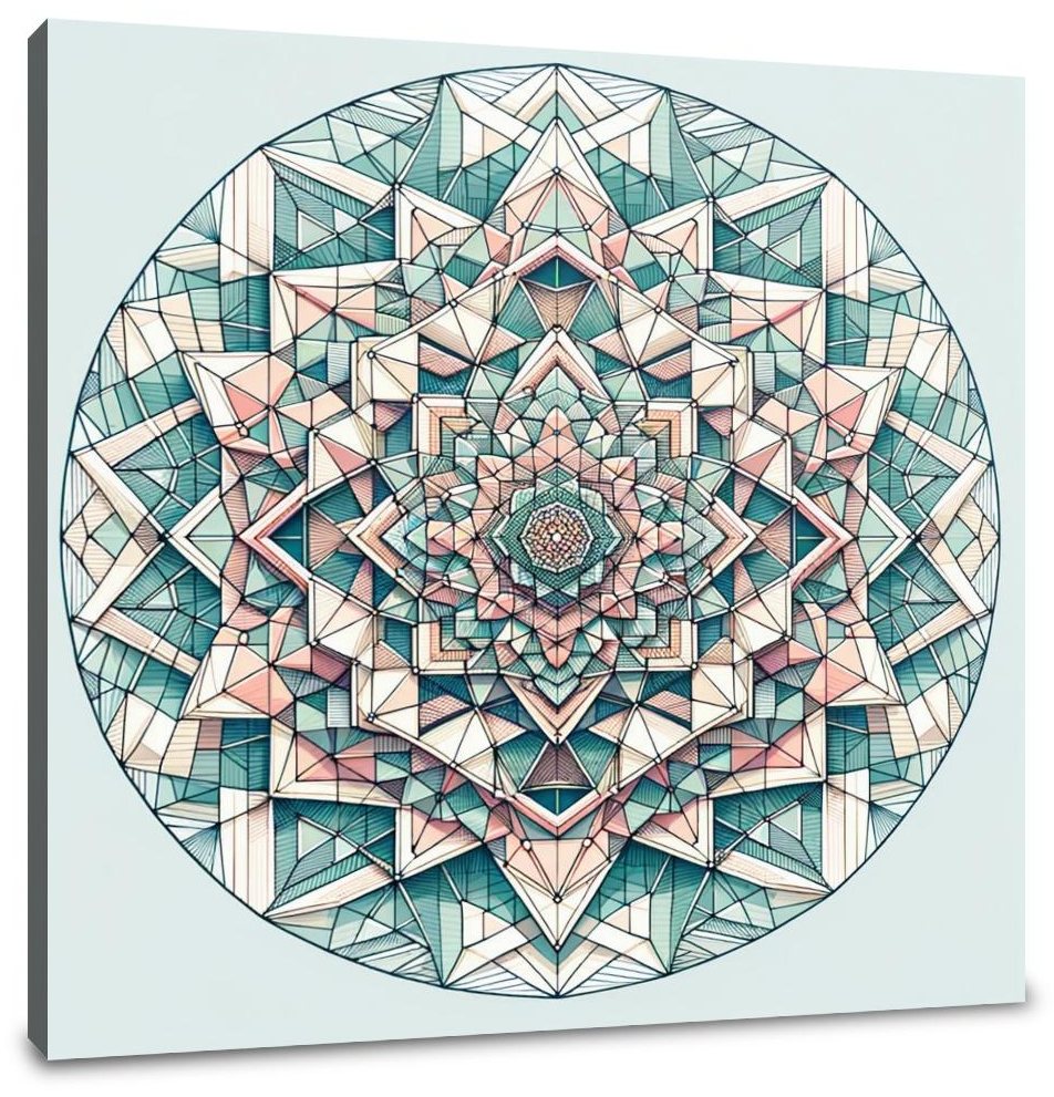 Pastel Harmony Canvas