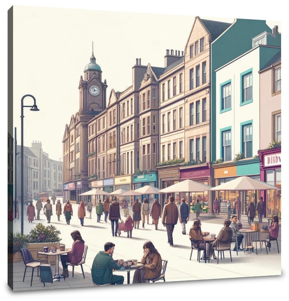 Dundee High Street Canvas