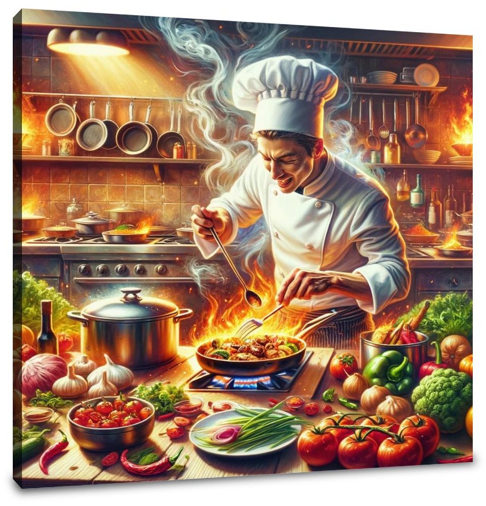 Gourmet Chef Canvas