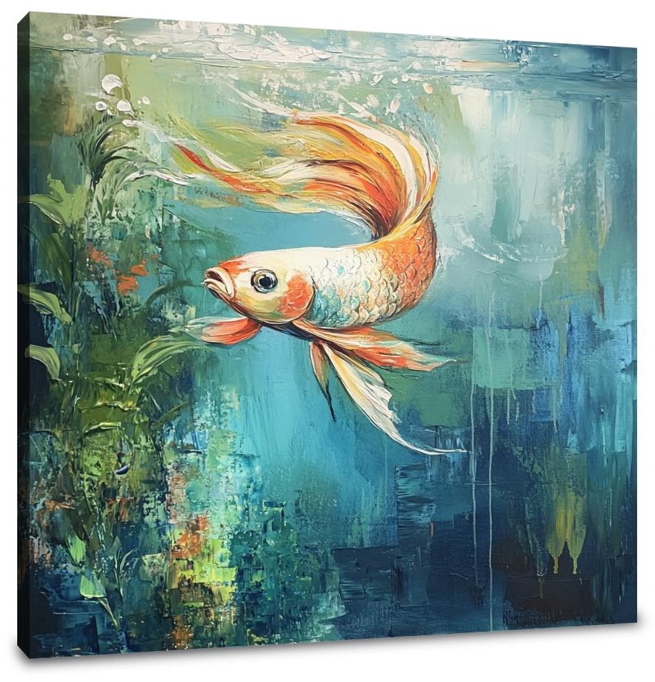 Graceful Currents Canvas