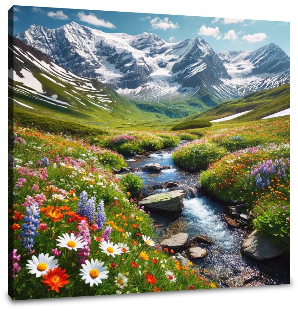 Alpine Bloom Canvas
