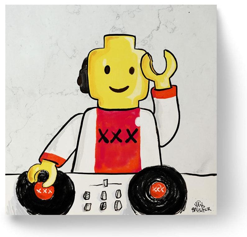 Amsterdamer LEGO DJ