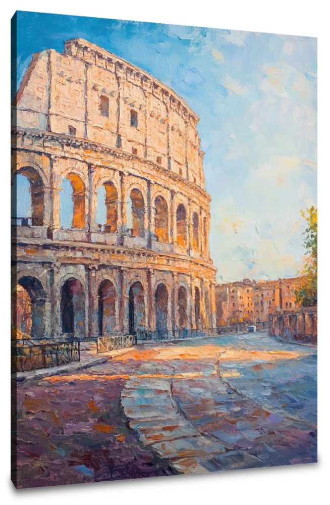 Timeless Majesty of the Colosseum Canvas