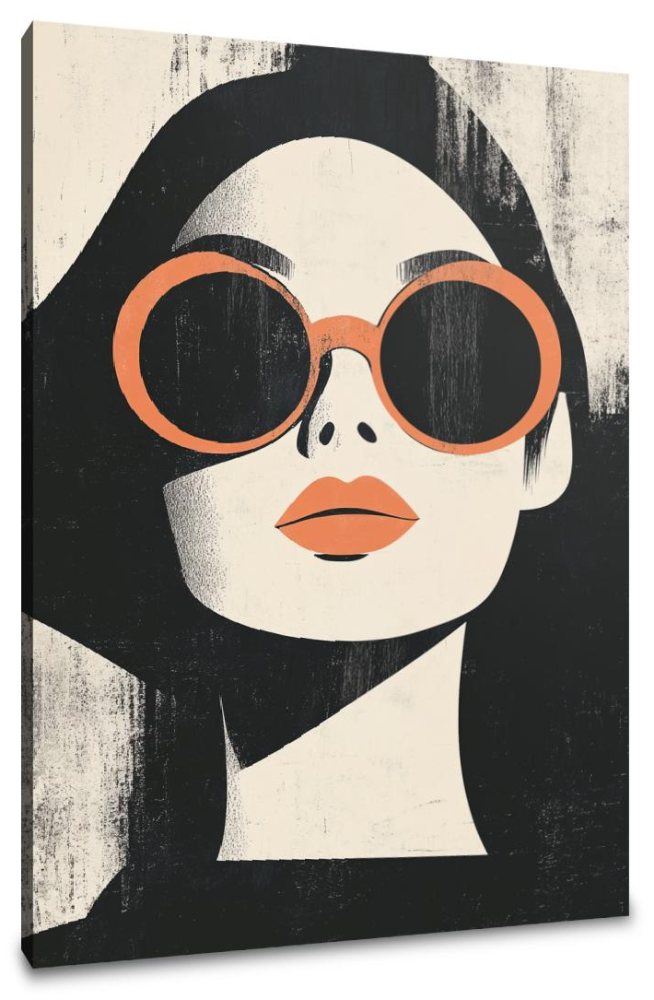 Reflective Gaze Canvas