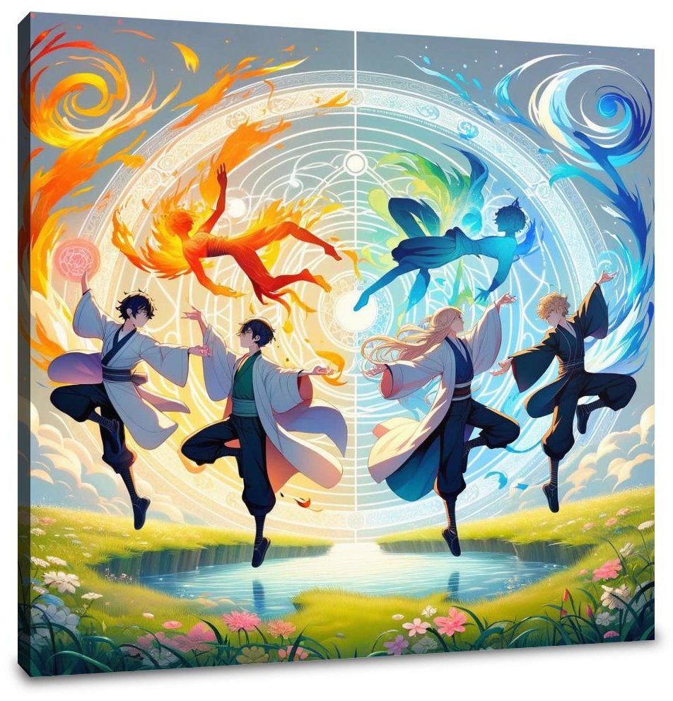 Harmony of Elements Canvas