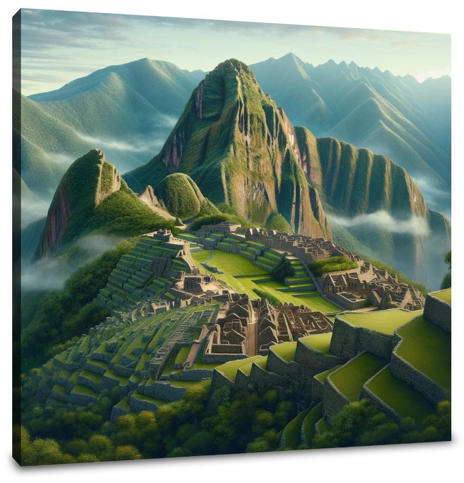 Mystical Machu Picchu Canvas