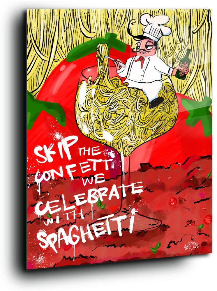 Forget confetti. Spaghetti! Mad Chefs