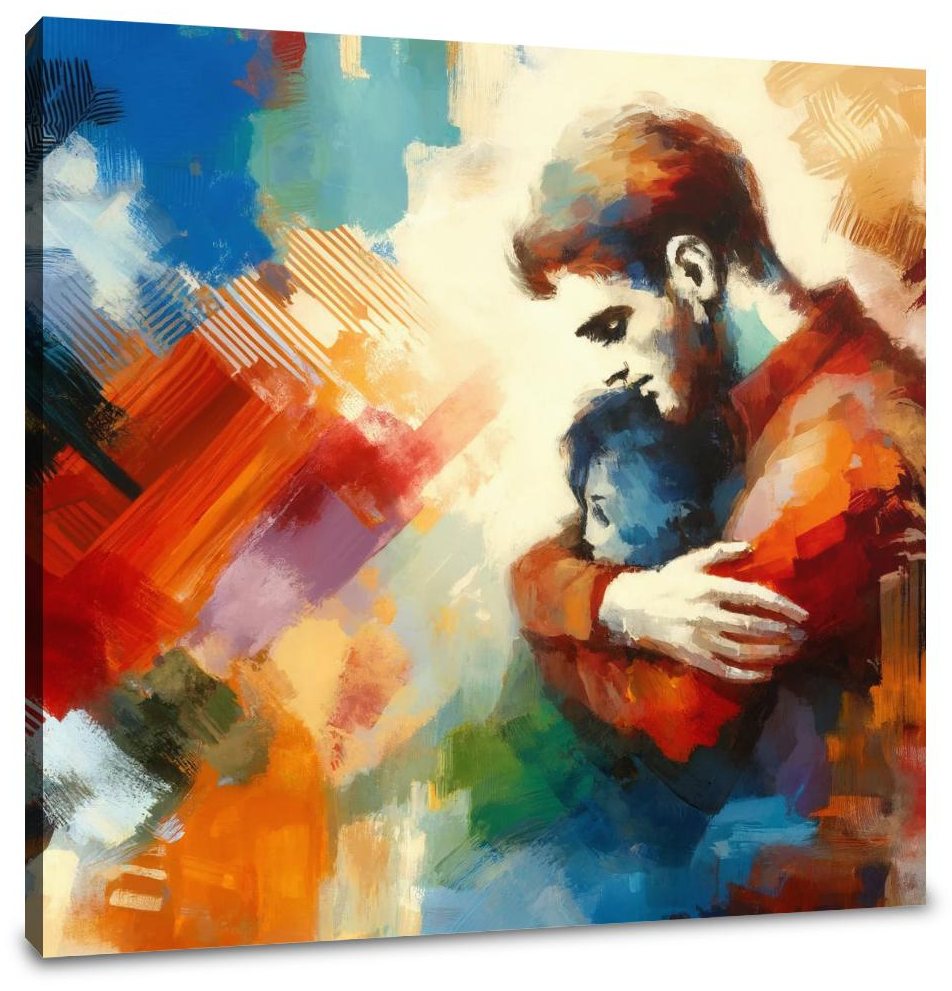 Embrace of Colours Canvas