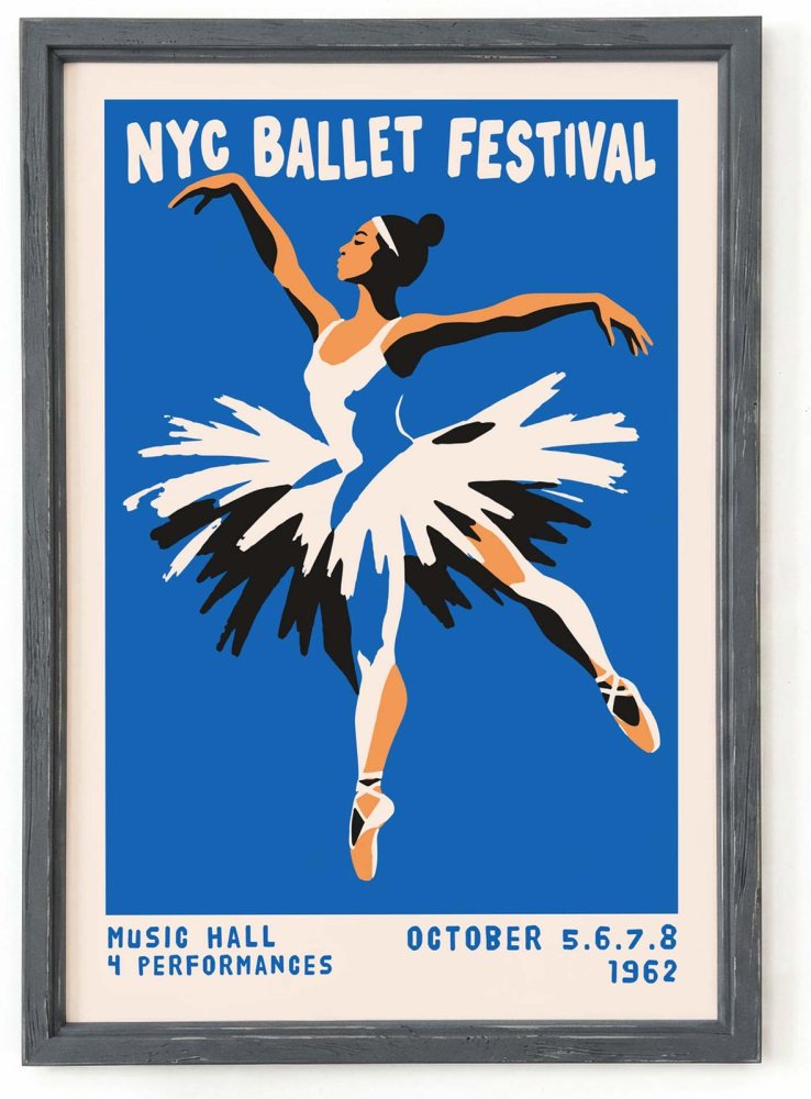NYC Ballet Festival Dance Poster