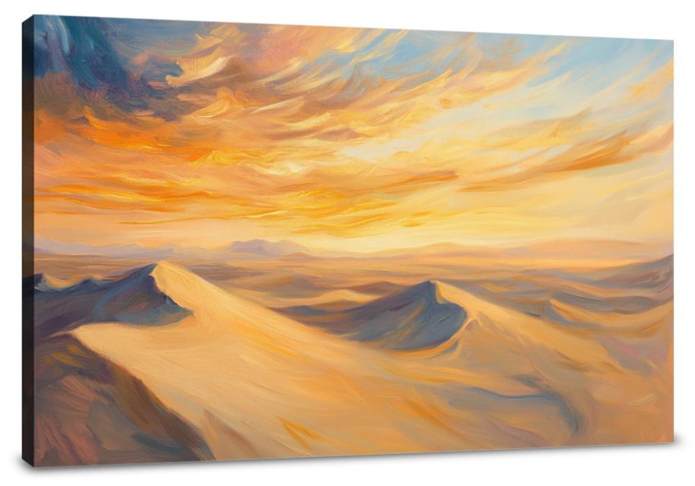Nostalgic Desert Serenity Canvas