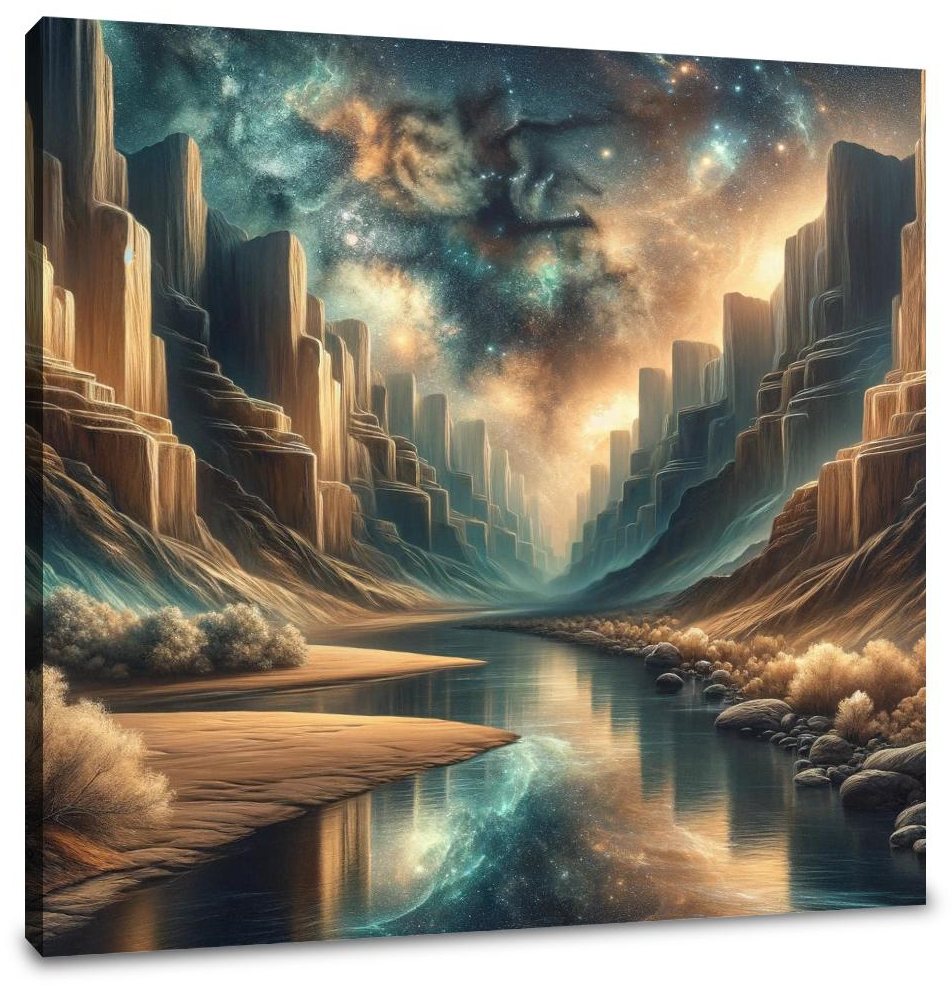 Cosmic Canyon Canvas