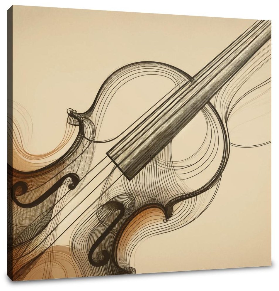 Melodic Curves Canvas