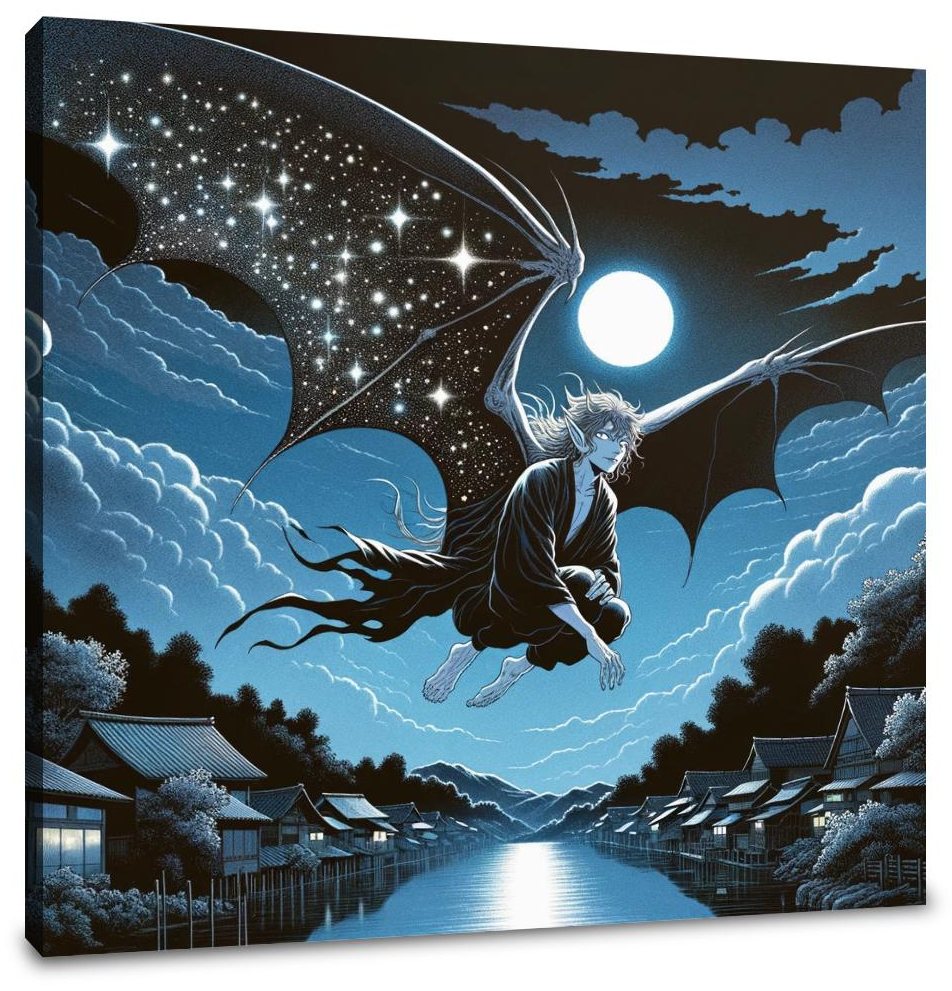 Nocturnal Grace Canvas