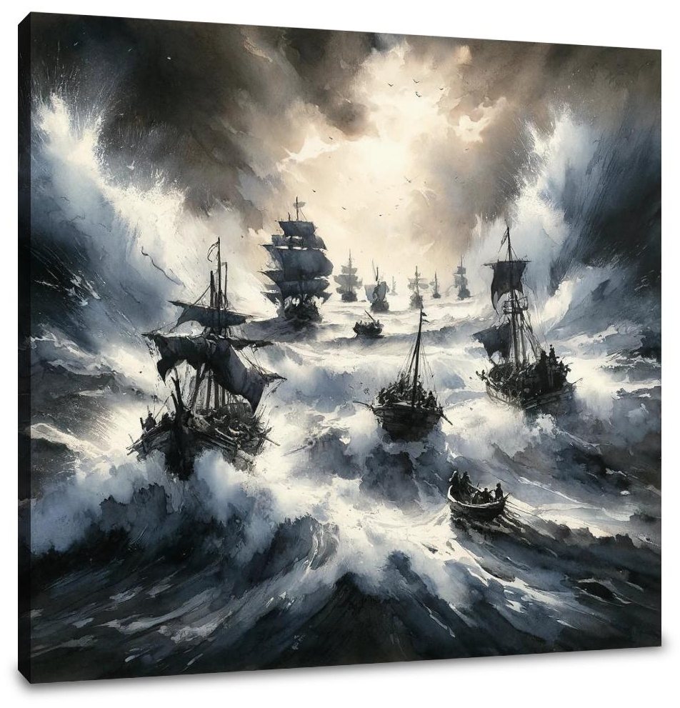 Tempest's Embrace Canvas