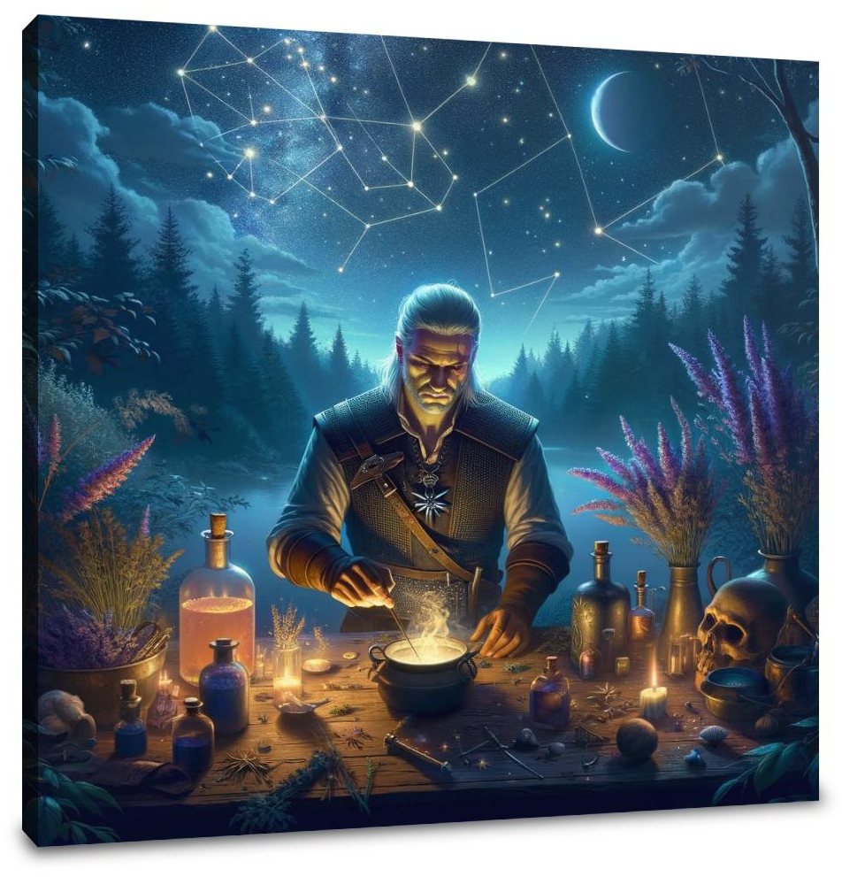Alchemy Under Stars Canvas