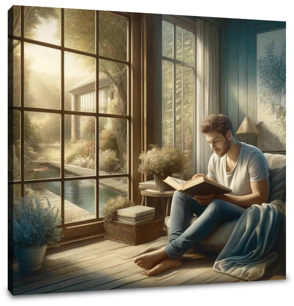Reader's Haven Canvas