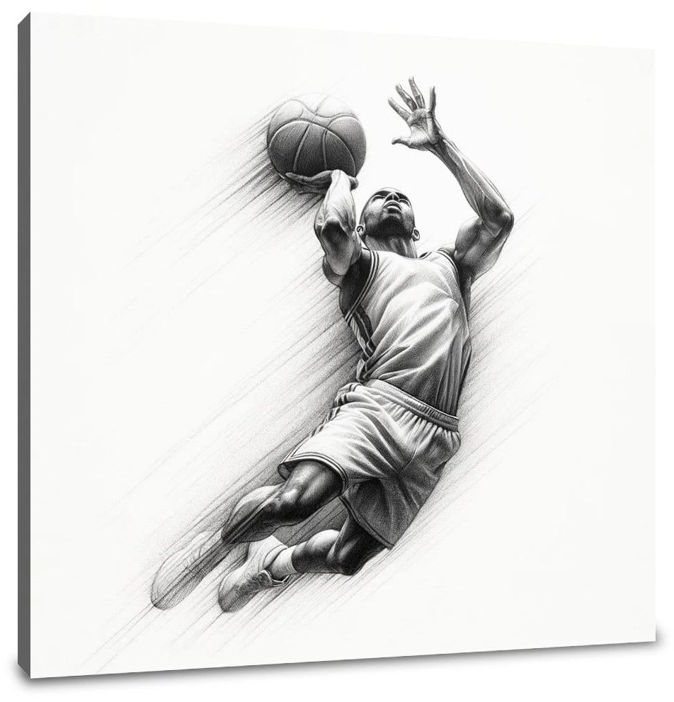 Jump Shot Elegance Canvas