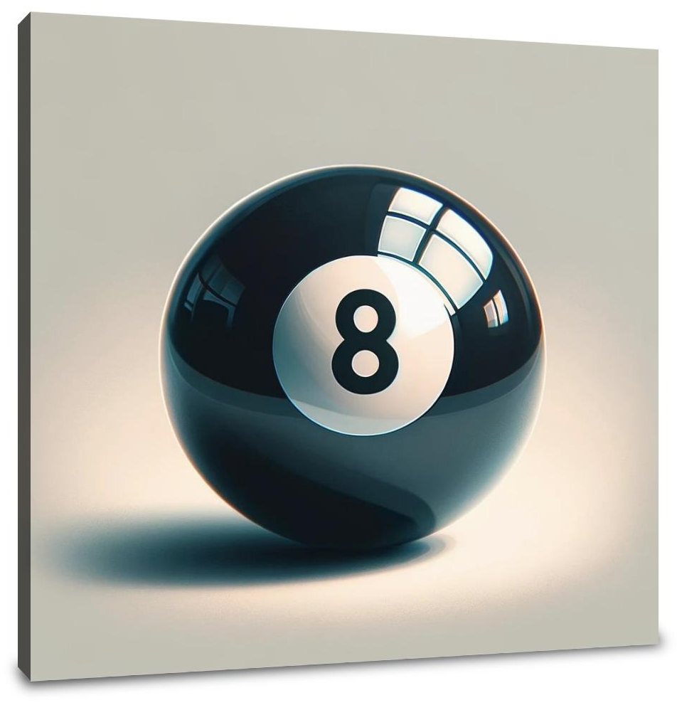 Mystique 8-Ball Canvas