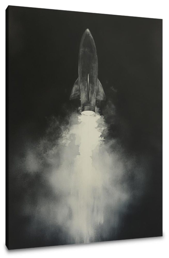 Launching Rocket Canvas