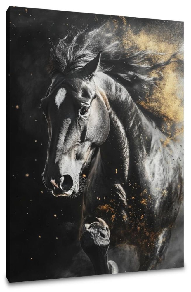 Golden Whirlwind Canvas
