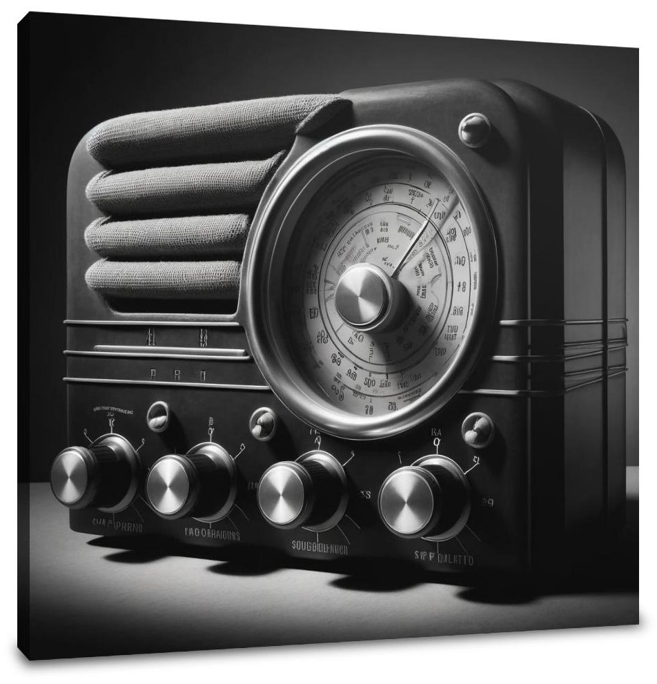 Vintage Broadcast Canvas
