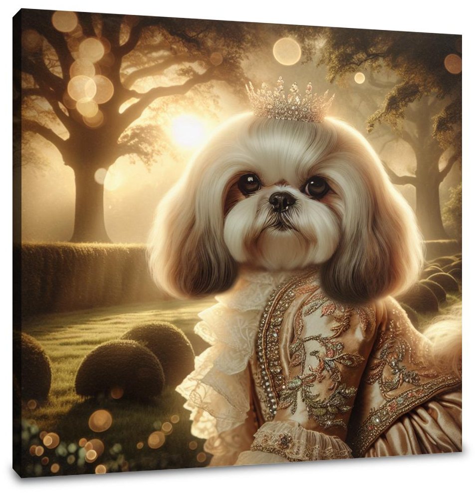 Regal Shih Tzu Twilight Canvas